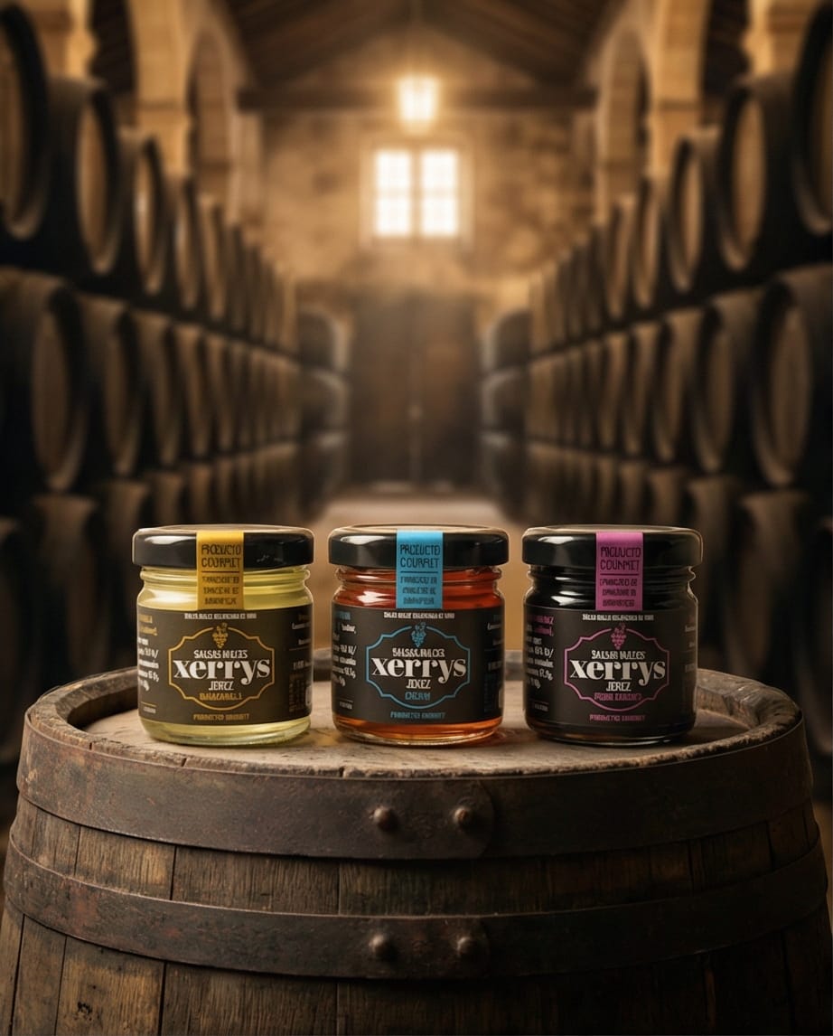 Pack degustación Manzanilla, Cream y Pedro Ximenez 3x40 gr