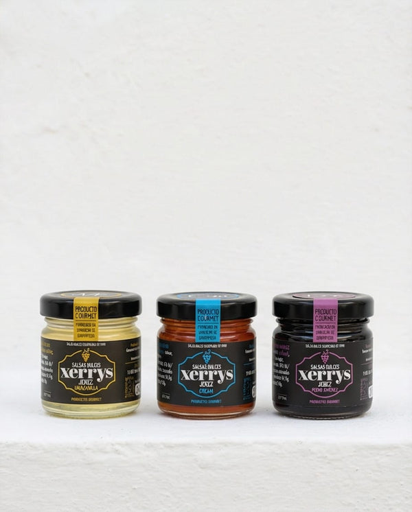 Pack degustación Manzanilla, Cream y Pedro Ximenez 3x40 gr
