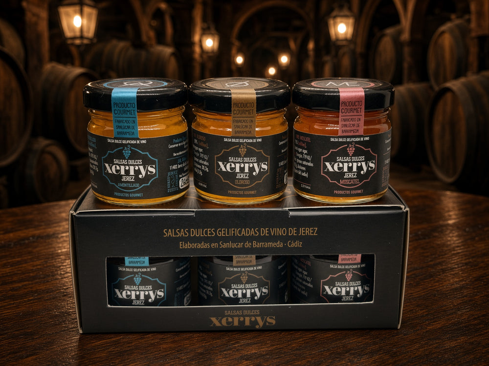 Pack degustación Amontillado, Oloroso y Moscatel 3x40 gr
