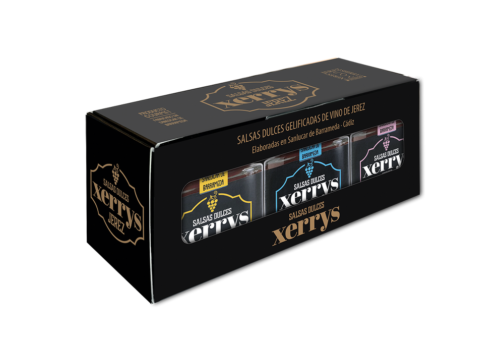 Pack degustación Manzanilla, Cream y Pedro Ximenez 3x40 gr