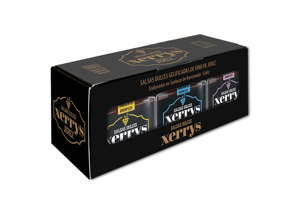 Pack degustación Manzanilla, Cream y Pedro Ximenez 3x40 gr